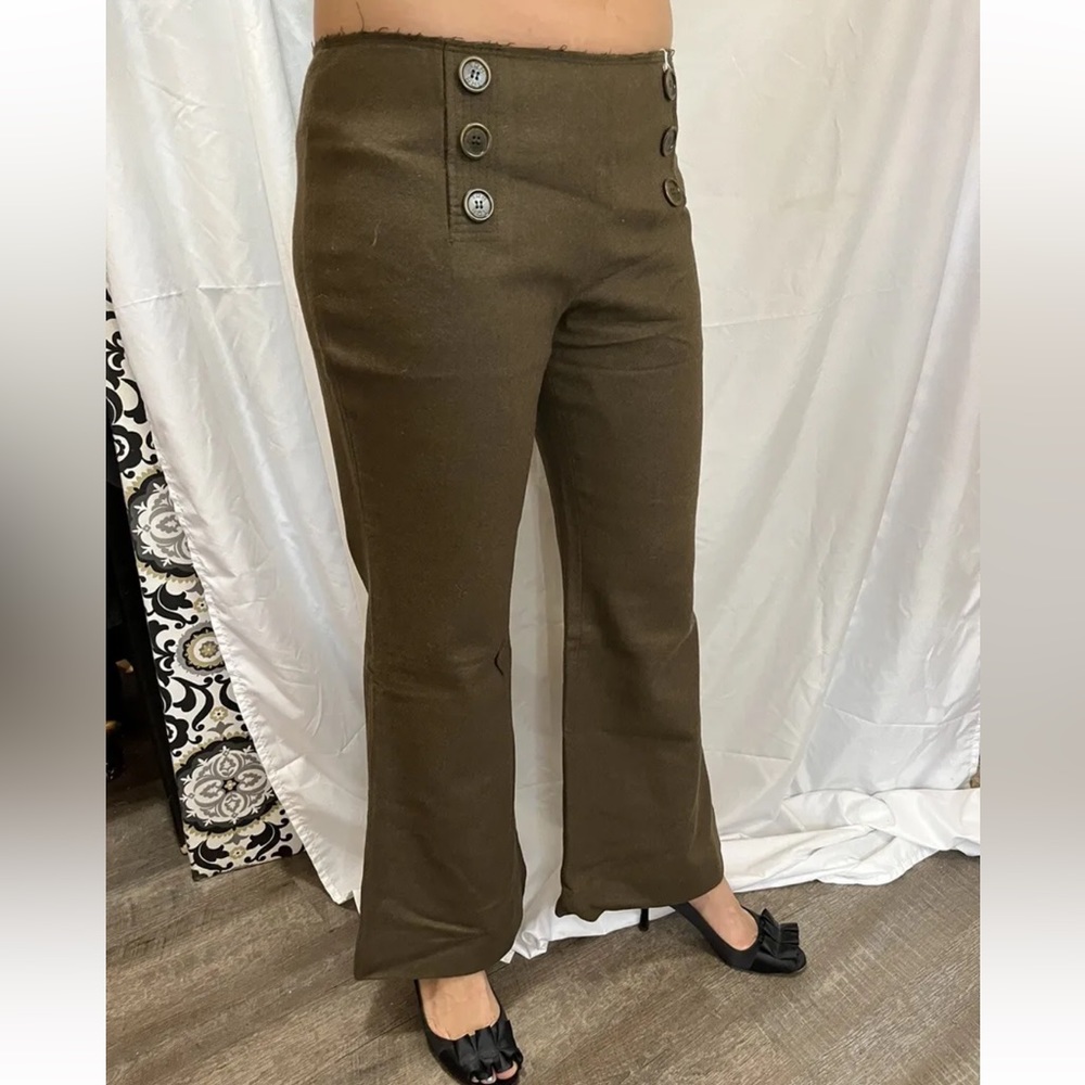 Tory Burch Wool Sailor Button pants